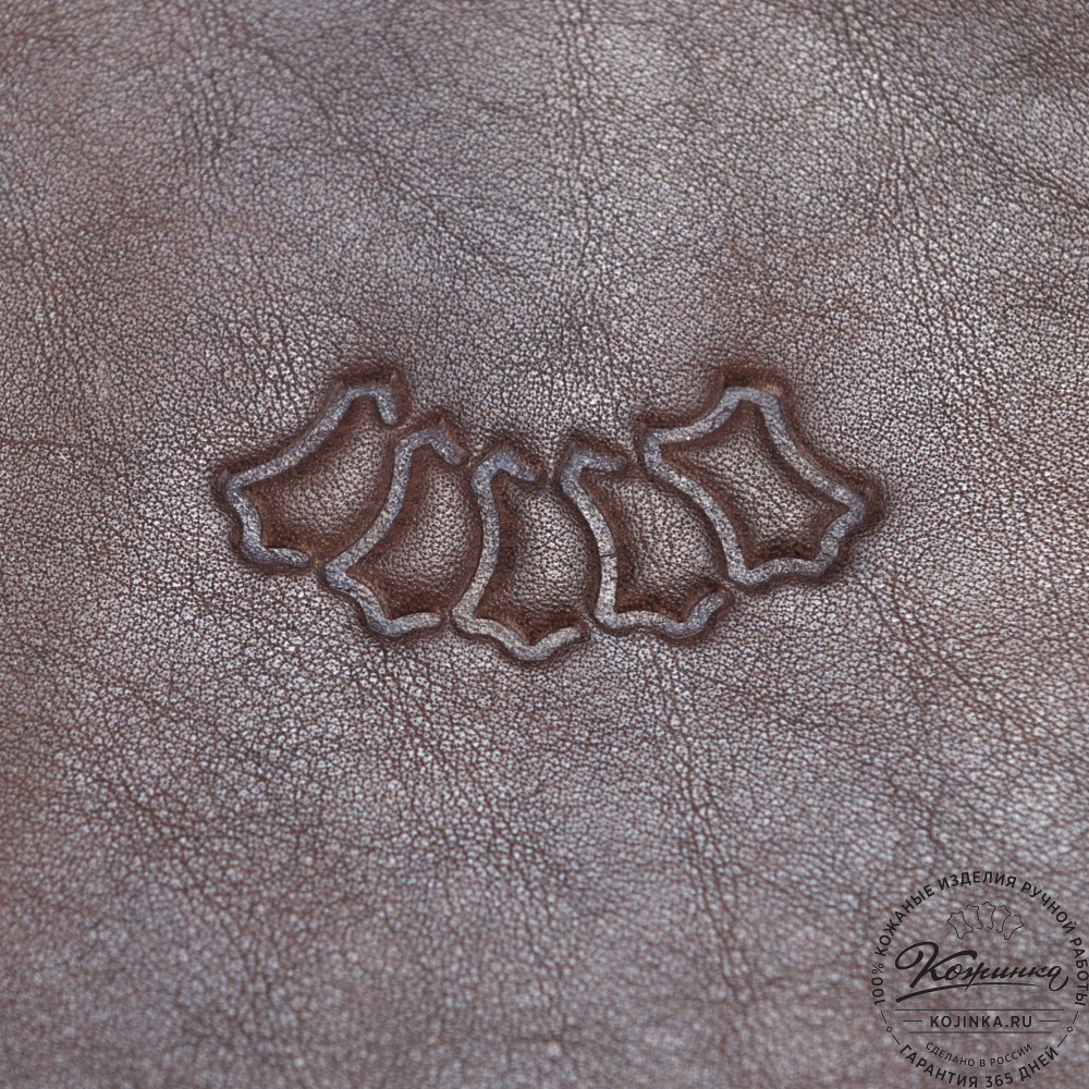 Кожаный рюкзак "Дафна" (коричневая гладкая кожа)